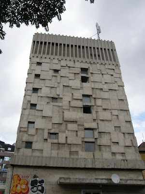 Erdély, Vasile Mitrea, Le Corbuisier, modernizmus, Ceausescu, brutalism, brutalista, béton brut, raw concrete, építészet, brutalizmus, architecture, Cluj, Telefonpalota