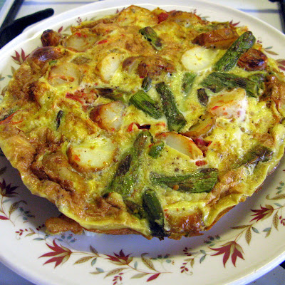 Asparagus Spanish Omelette
