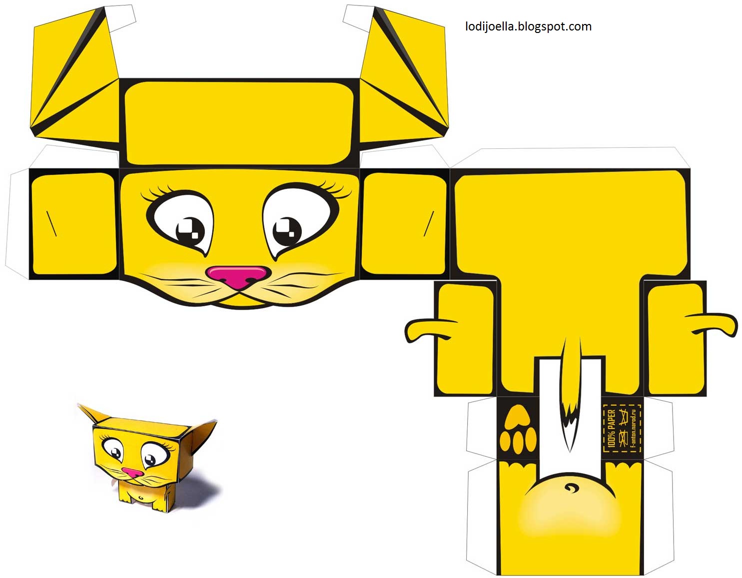 Muñecos de papel para armar ~ lodijoella