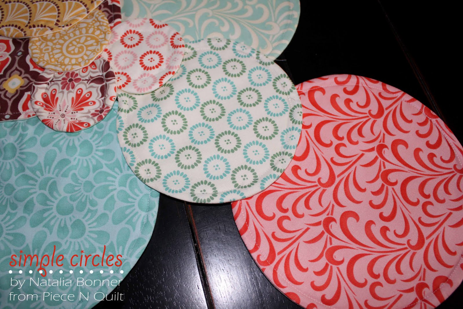 Piece N Quilt Simple Circles Table Runner