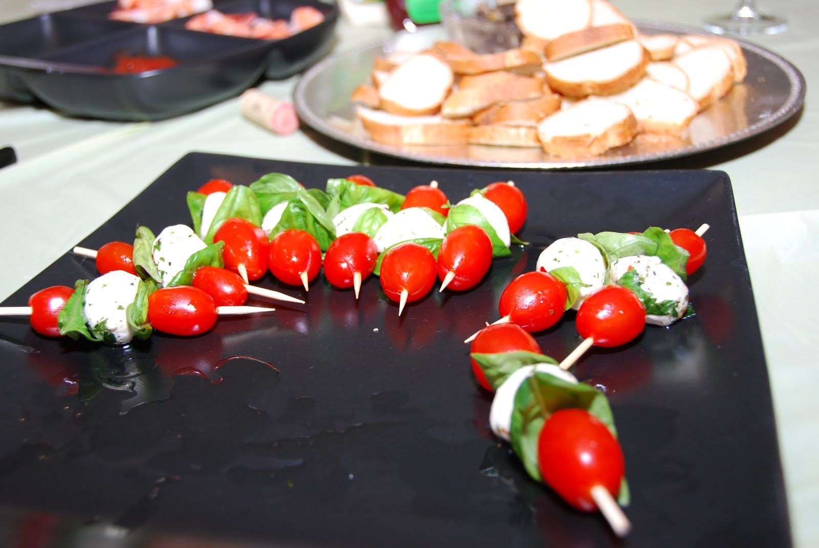 Tomato Mozzarella Skewers - Katie&rsquo;s Cucina