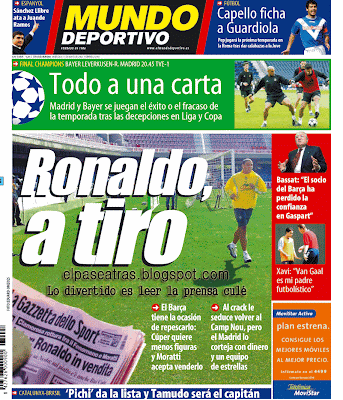 Portada Mundo Deportivo Ronaldo