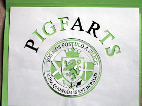 pigfarts shirt t-shirt silkscreen stencil from a very potter musical harry potter starkidpotter rocketship rocket ship mars college logo