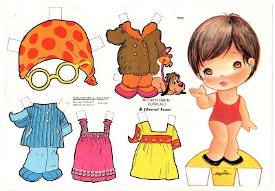 Bonecas de Papel - Paper Dolls - Muñecas Recortable