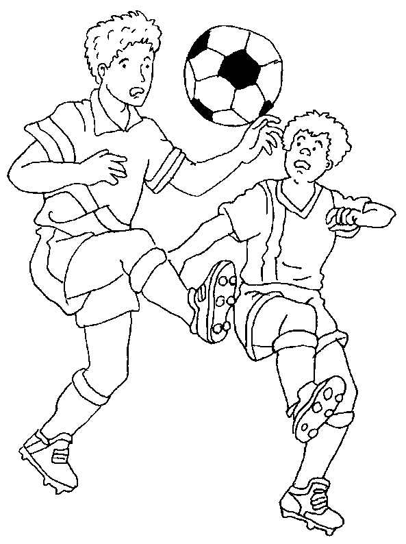 Desenhos para colorir, desenhar e pintar : Desenhos de colorir, jogo futebol