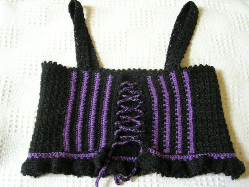 Outerwear Corset Crochet Pattern - Stitch Diva Studios