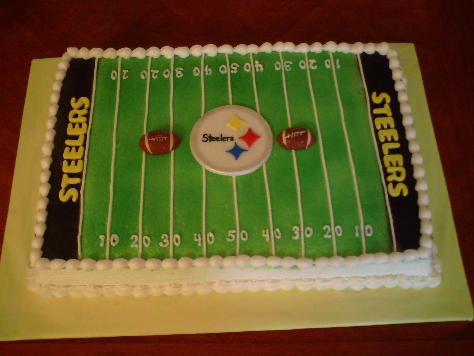 Art-n-Cake: Pittsburgh Steelers Cake