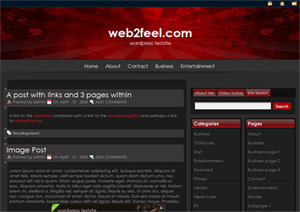 crimson Wordpress template crimson Wordpress template