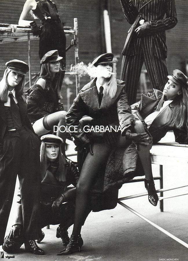 Nic E. Rock: Fashion Flashback: Dolce & Gabbana Fall/Winter 1992 Campaign