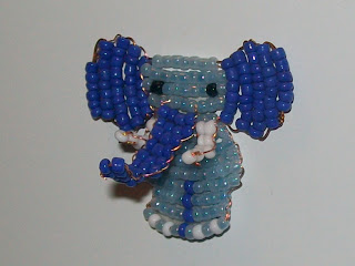 Слонёнок из бисера