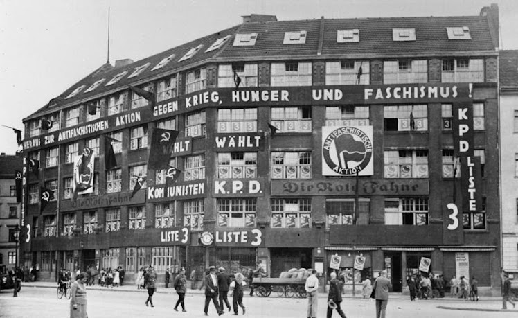 Año 1923. Berlin (Alemania) Edificio de la primera Coordinadora Antifascista del mundo