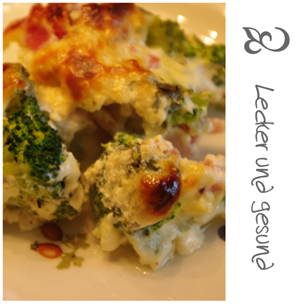 Wolkenfees Küchenwerkstatt: Brokkoli-Auflauf mit Eier-Schinken-Käsesauce