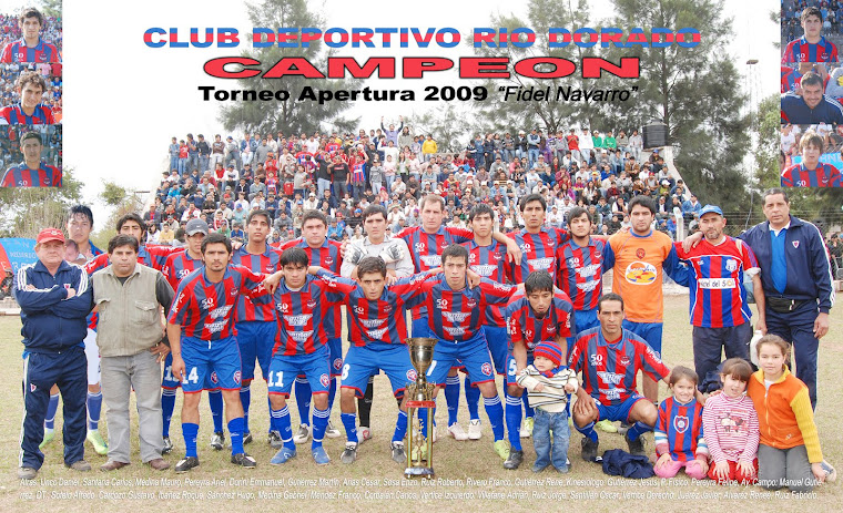 Campeón Torneo Apertura 2009 "Fidel Navarro"