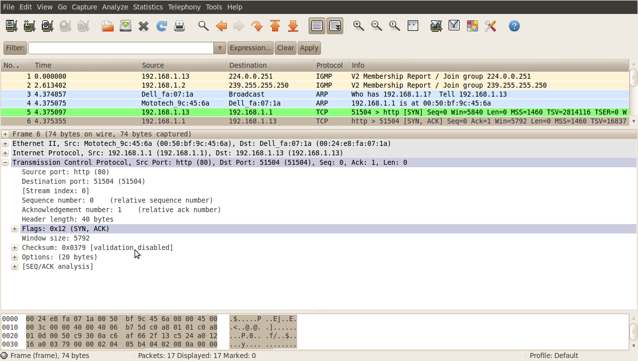 Network Admin Stuff Lesson 6 Example of TCP/IP Traffic Flow