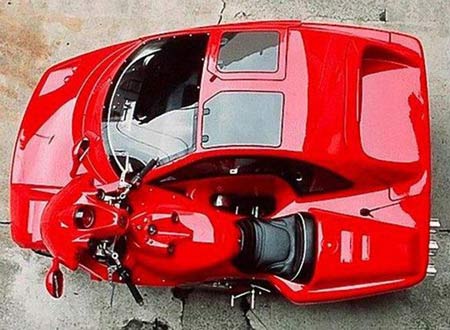 Becak Motor Ferrari  Keren