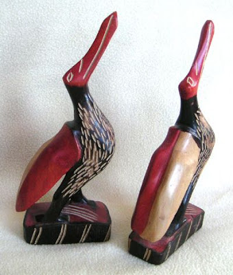 Carved African Birds from an Estate Sale, Astoria, Oregon
