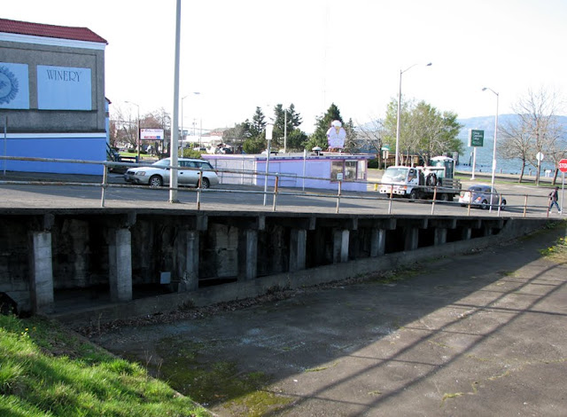 16th Street, Astoria, Oregon - driving over concrete and air