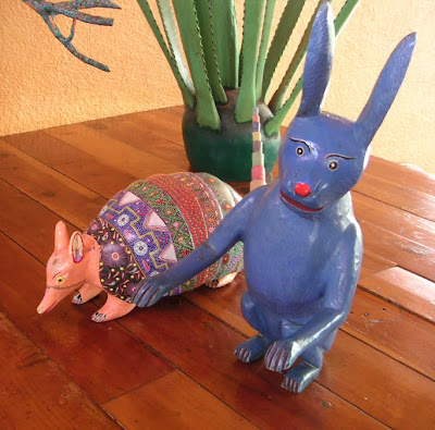Oaxaca-style Armadillo and Rabbit