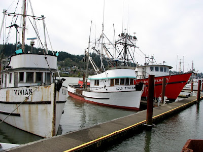 Three Fishing Boats, Astoria, Oregon