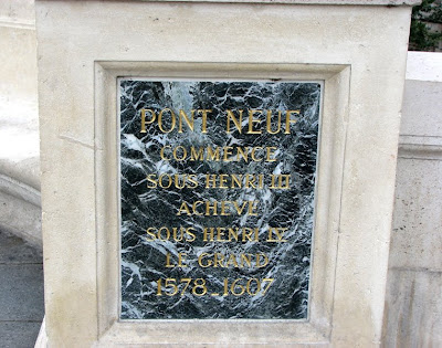 Dates of Pont Neuf