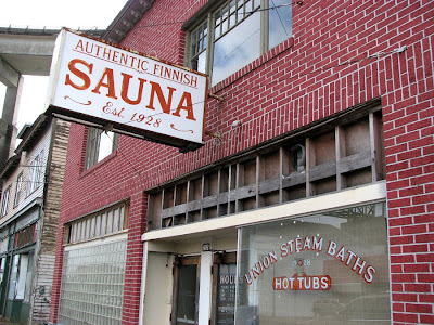Authentic Finnish Sauna (Union Steam Baths, Hot Tubs), Astoria, Oregon
