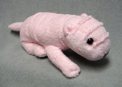 Stuffed Naked Mole Rat Toy Animal