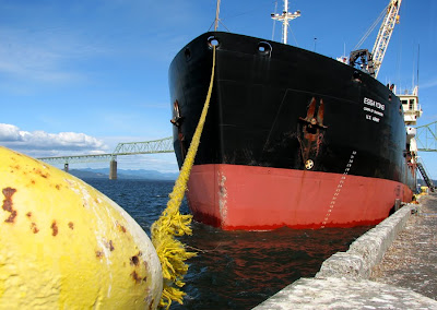 Dredge Ship Essayons in Dock, Astoria, Oregon