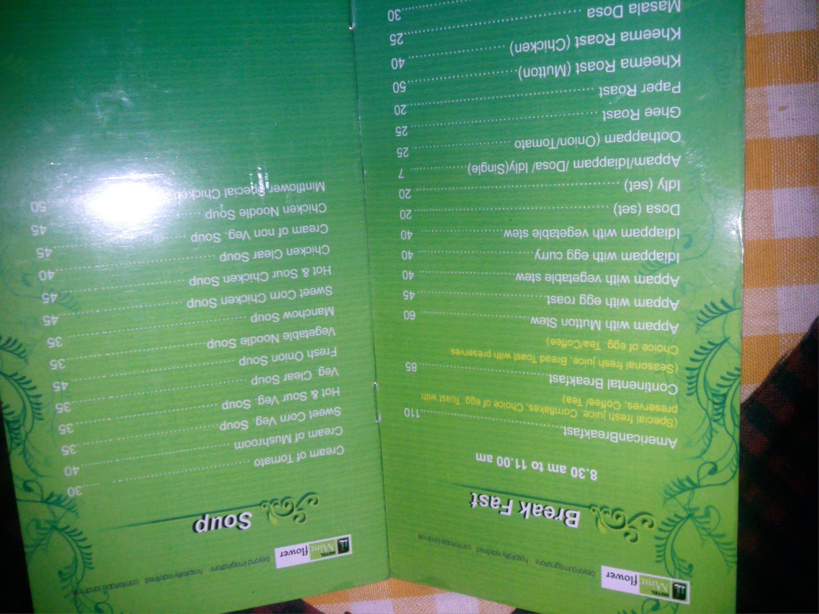 TASTY BITES Mint Flower