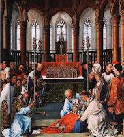 painting of The Exhumation of St Hubert