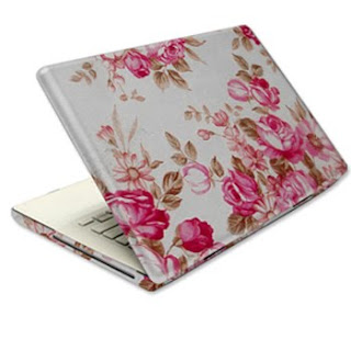 Laptop With Flower Design Cove