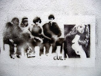  Design Graffiti Stencil Figure-bjork Grana Spain, Figure, Animate