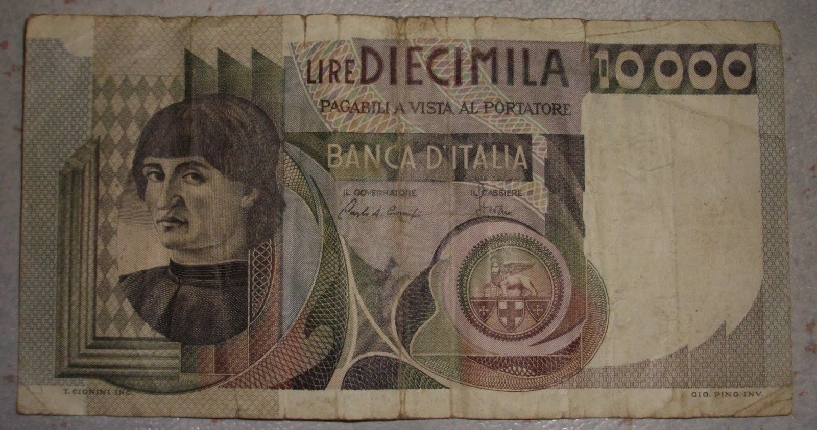 INDONESIA COLLECTORS ANTIQUE LIRE DIECIMILA indonesia-collectors-antique-lire-diecimila