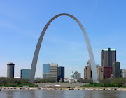 The Gateway Arch of Saint Louis. Gateway is a famous tourist attraction in . (st louis gateway arch)