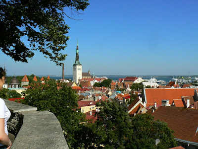 Obiective turistice Estonia: panorama orasului vechi Talinn