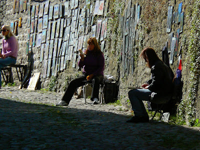 Obiective turistice Estonia: pictori in Talinn