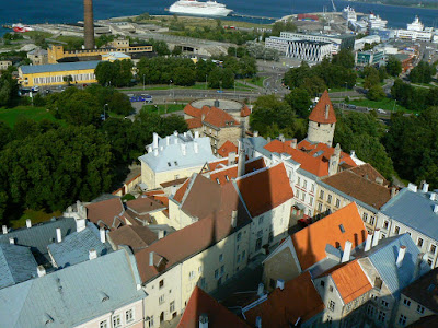 Imagini Estonia: panorama din catedrala Sf. Olaf