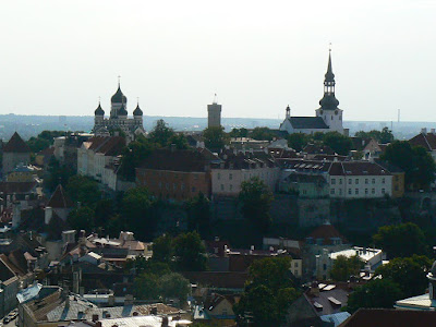 Obiective turistice Estonia: panorama din catedrala Sf. Olaf