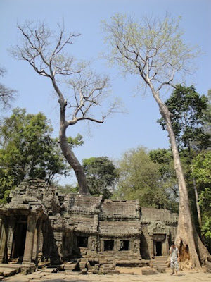 Templul din Jungla din Cambogia, unde a filmat Angelina Jolie