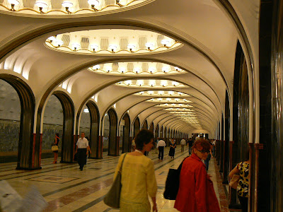 Obiective turistice Rusia: metro Moscova