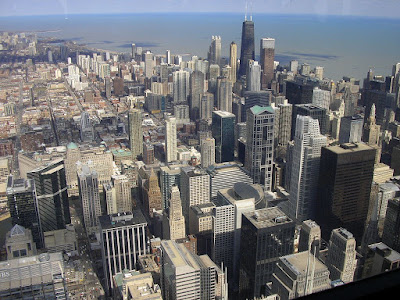 Imagini SUA: Chicago vazut din Sears Tower