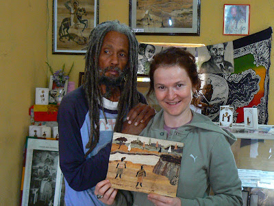 Imagini Etiopia: Banana Art Gallery Shashemene cu Bandi