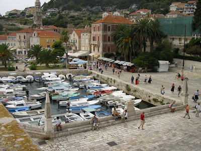 Imagini Croatia: portul Hvar