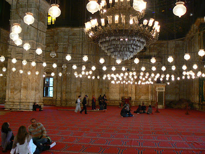 Imagini Egipt: moscheea Mohammed Ali Cairo interior