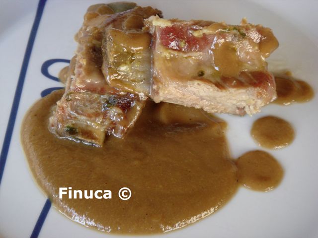  Costillas de cerdo con salsa de pera Gupanla 