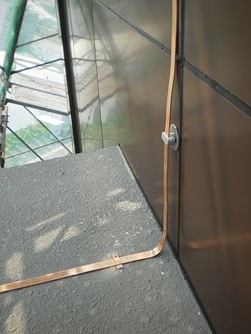 Electrical Installation Wiring Pictures: Lightning roof conductor