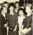 La Callas+Grace Kelly in Athens next to Mary Linda and Manolis Hiotis