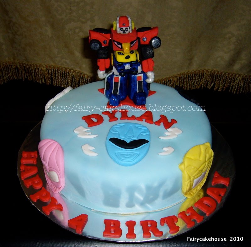 Fairy Cakehouse: Dylan's Power Ranger Megazord Cake