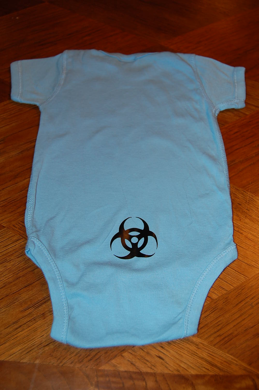 The Crafty Touch Heat Vinyl Onesie Toxic Butt!