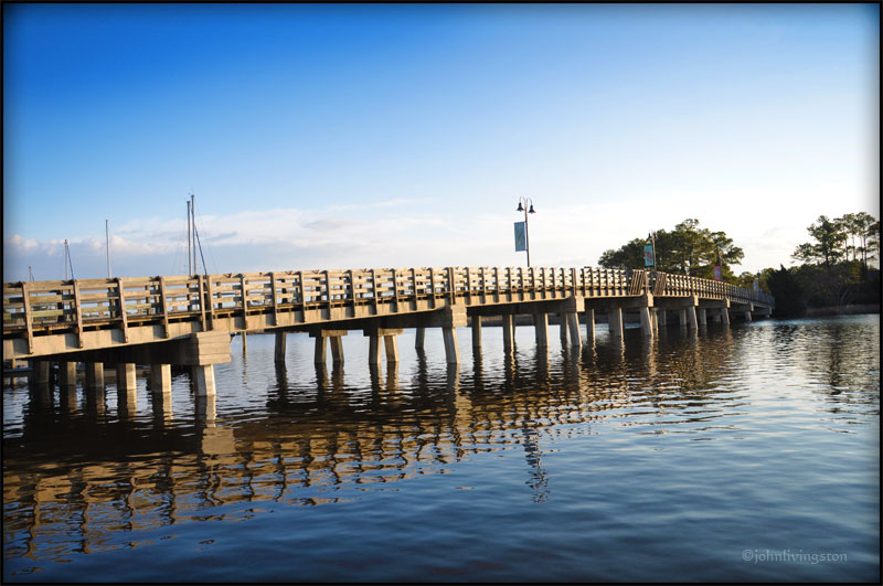 Just John and others... Manteo, NC Festival Park Bridge
