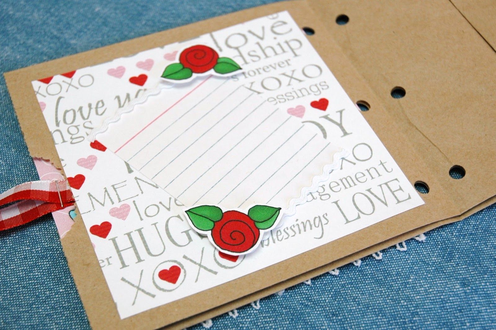 Just Bee 'n Me Valentine Paper Bag Journal Tutorial!